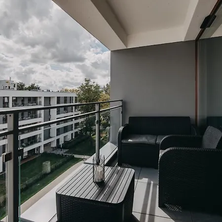 Black&white Bukowska18 B With Balcony And Garage Apartment *