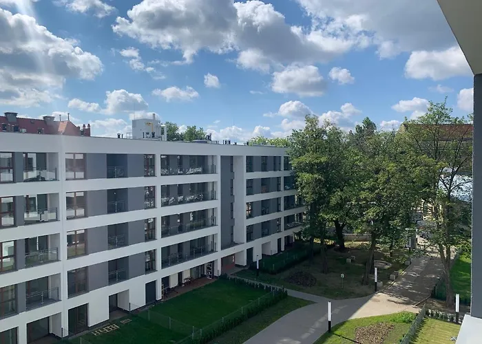 Apartman Black&white Bukowska18 B With Balcony And Garage